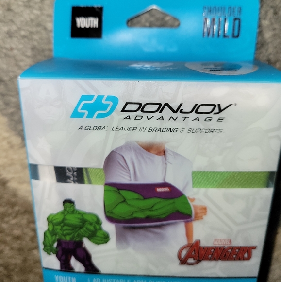 DonJoy Incredible Hulk Adjustable Arm Sling with Release Clip New - Picture 2 of 7